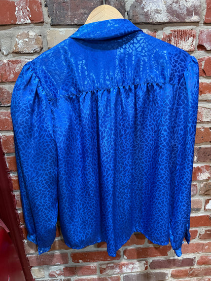 Josephine Cobalt Blue Blouse