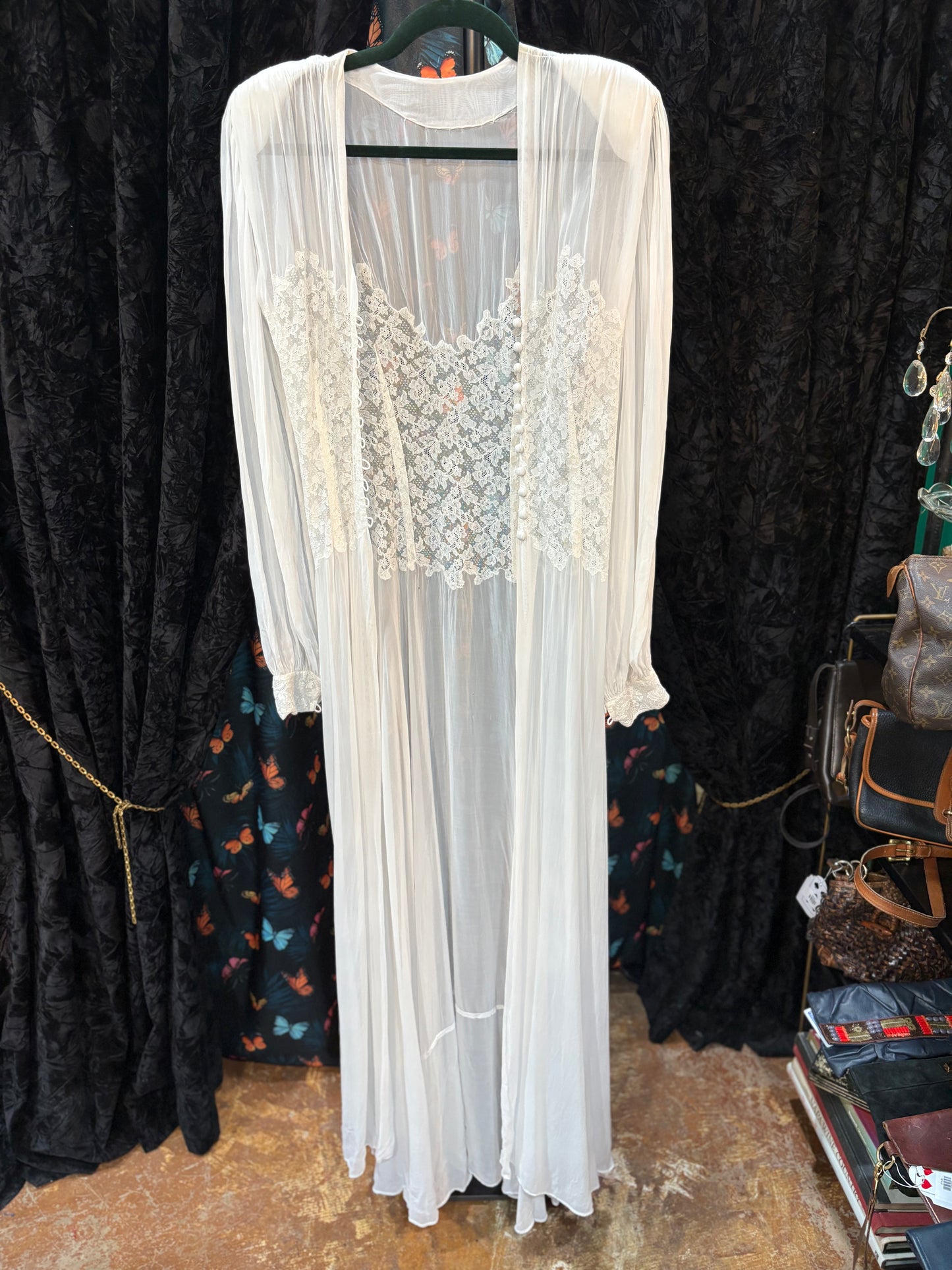 Bridal Satin & Lace Set