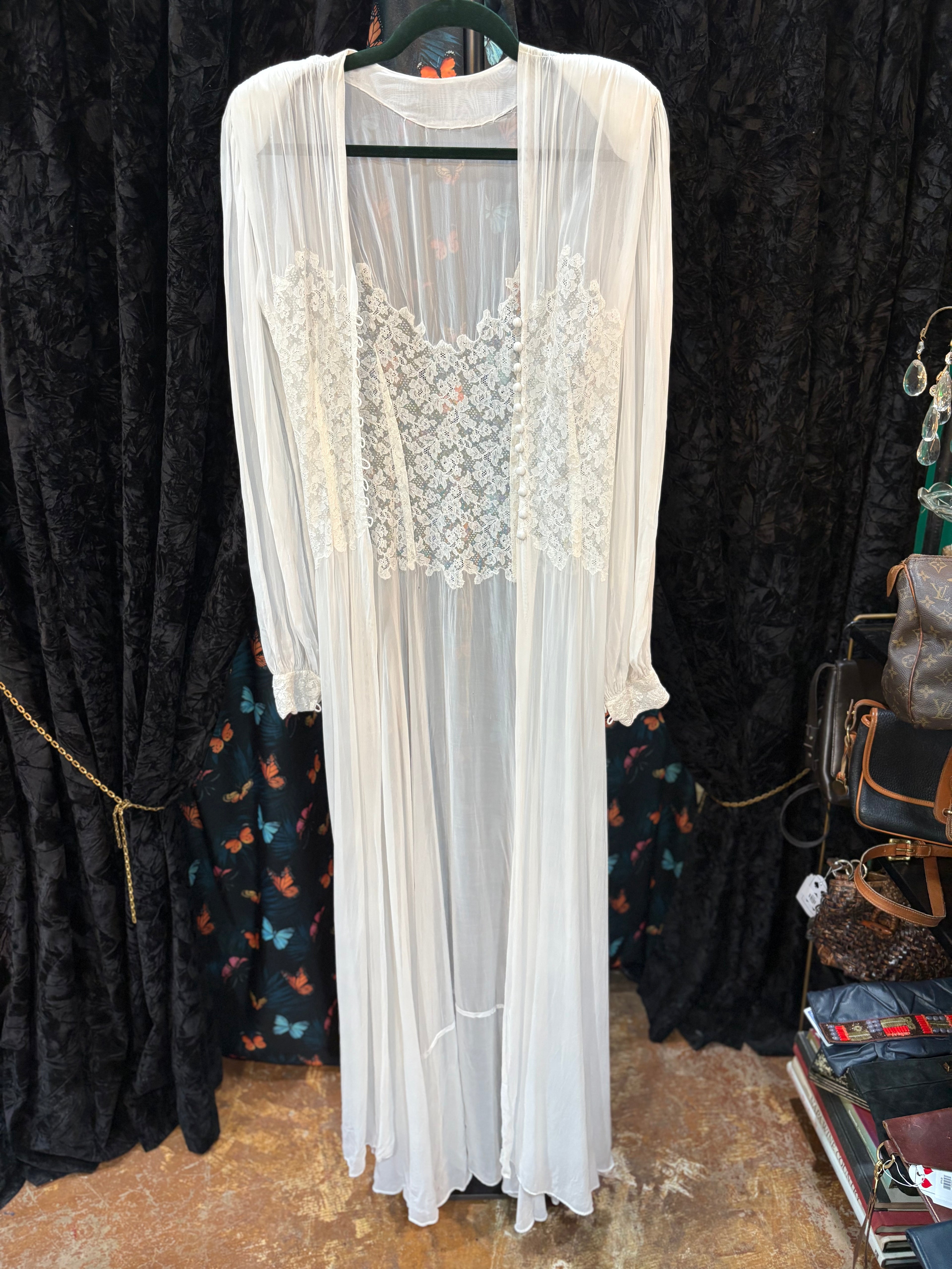Bridal Satin & Lace Set