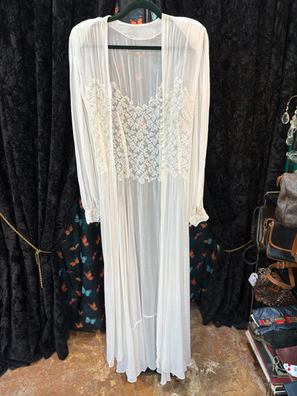 Bridal Satin & Lace Set