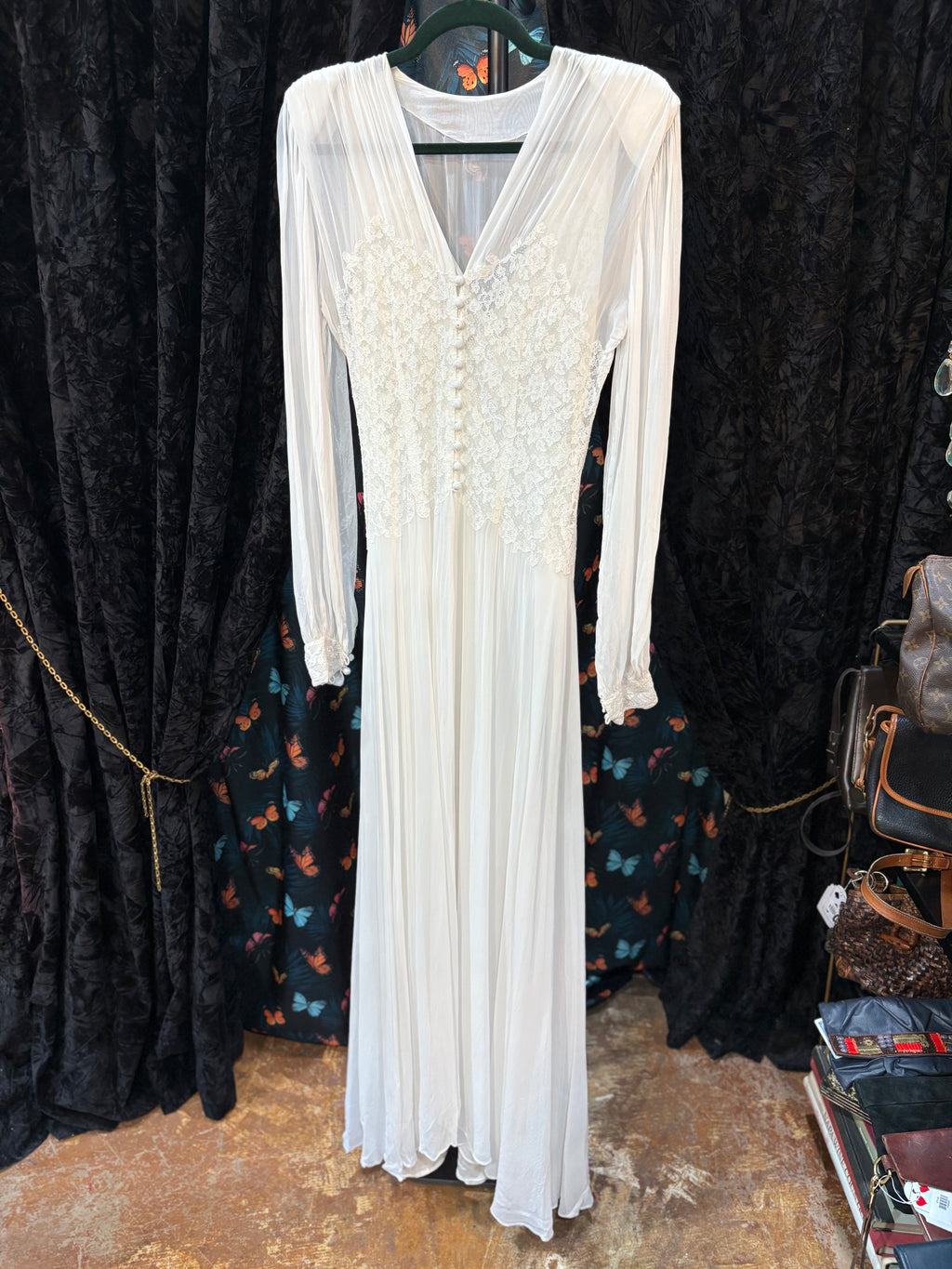 Bridal Satin & Lace Set