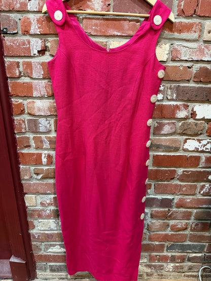 Santa Fe Pink Linen Dress