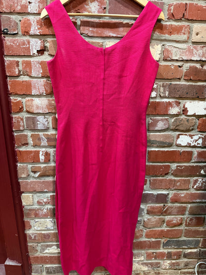 Santa Fe Pink Linen Dress