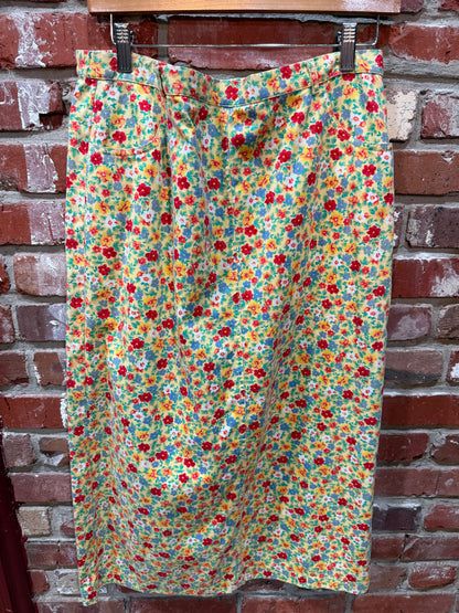 Susan Bristol Casuals Floral Skirt
