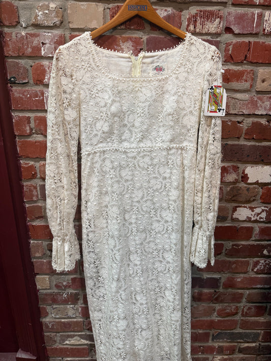 Lanz Original Ivory Lace Prairie Dress