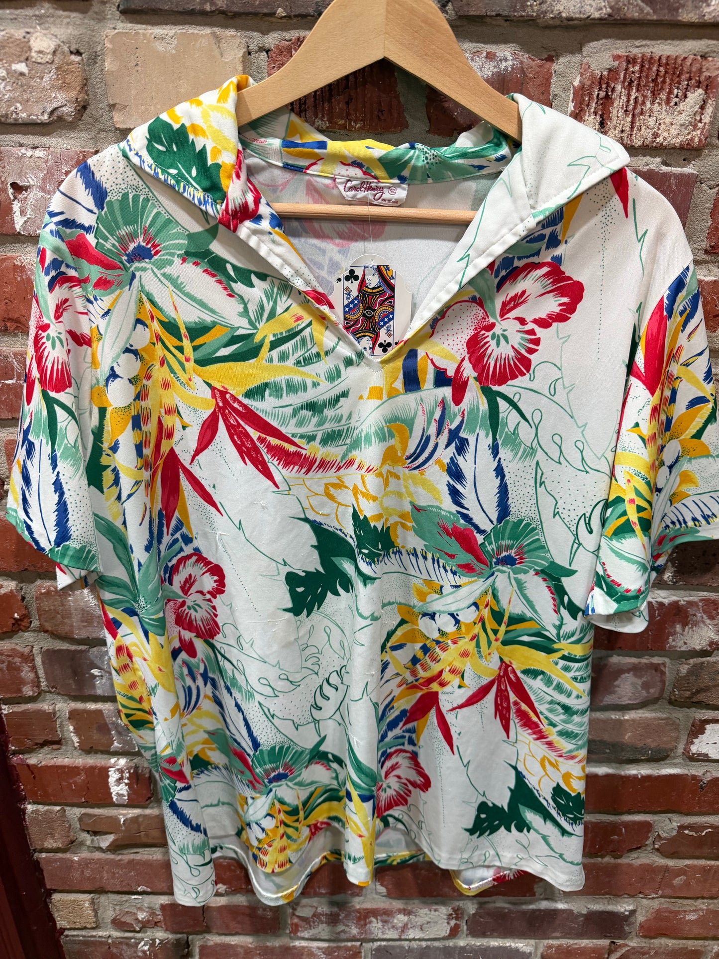 Carol Henry Tropical Print Polo