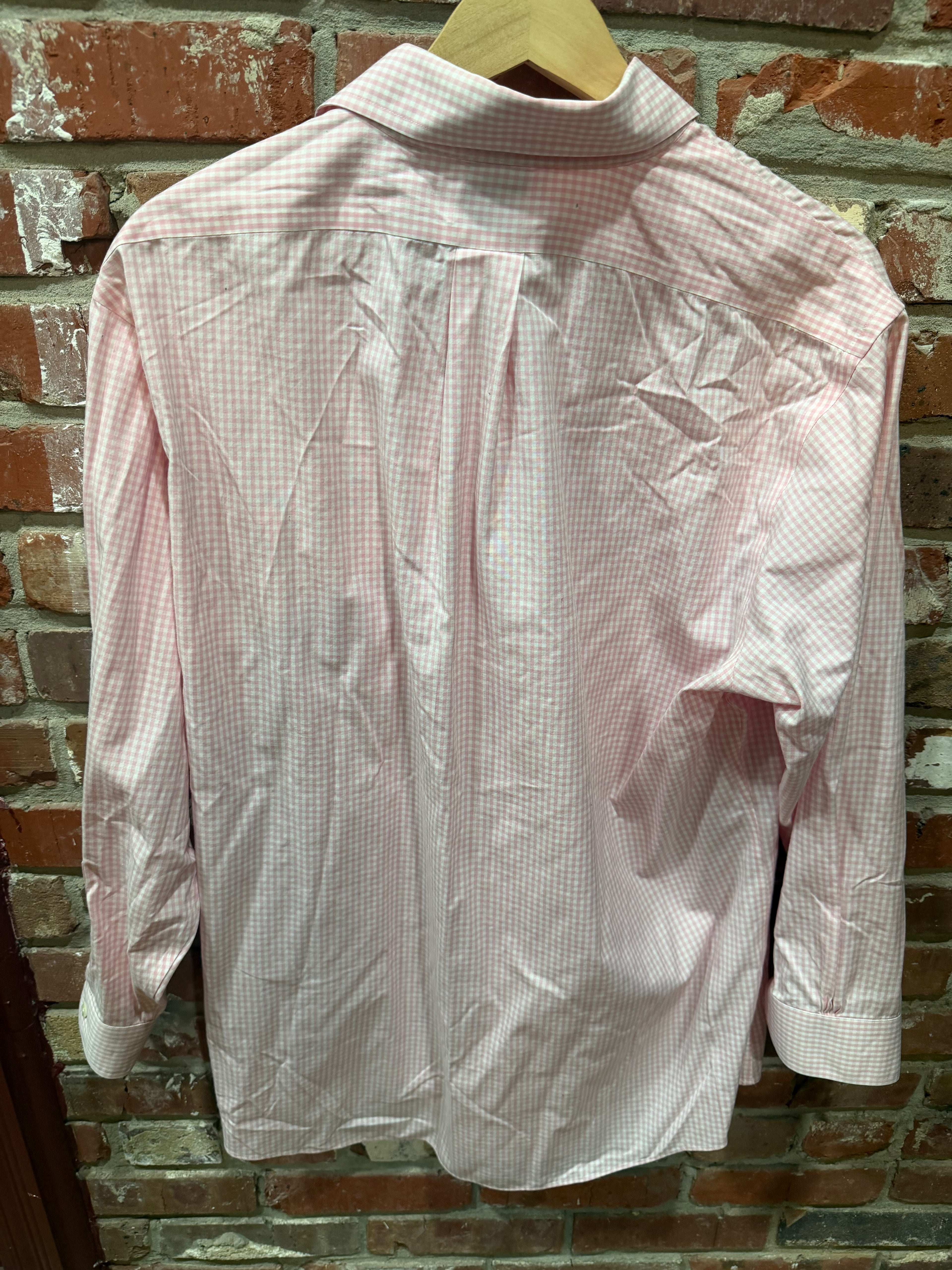 Brooks Brothers Pink Gingham Button Down