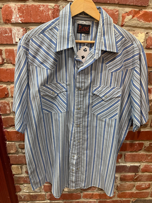 Plains Western Wear Pearl Snap Shirt