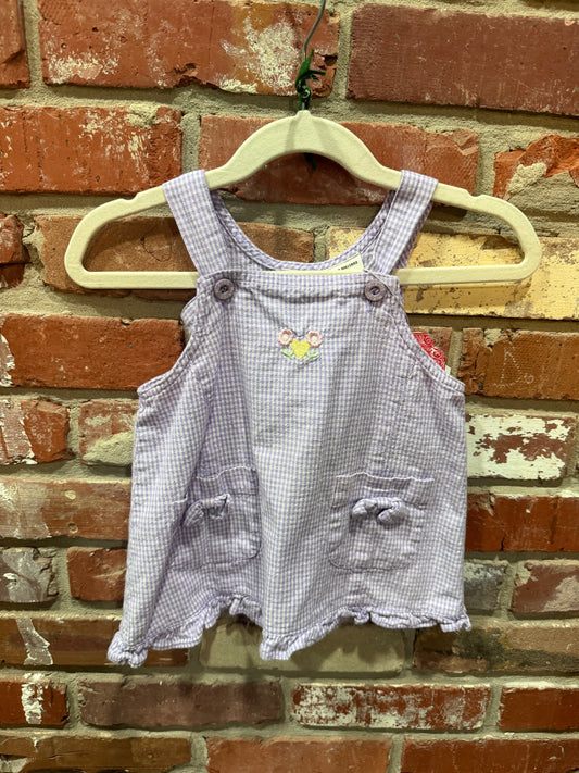 McKids Purple Gingham Dress