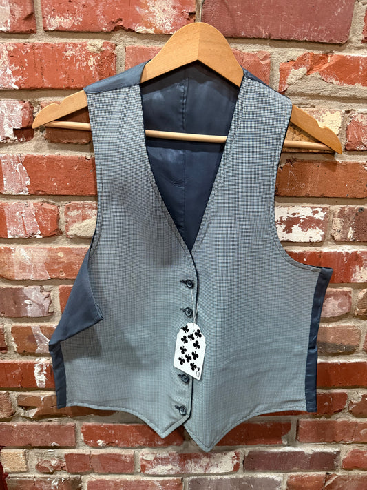 Micro Houndstooth Vest