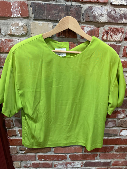 Maren & Maren Green, Boxy Short-Sleeve Blouse