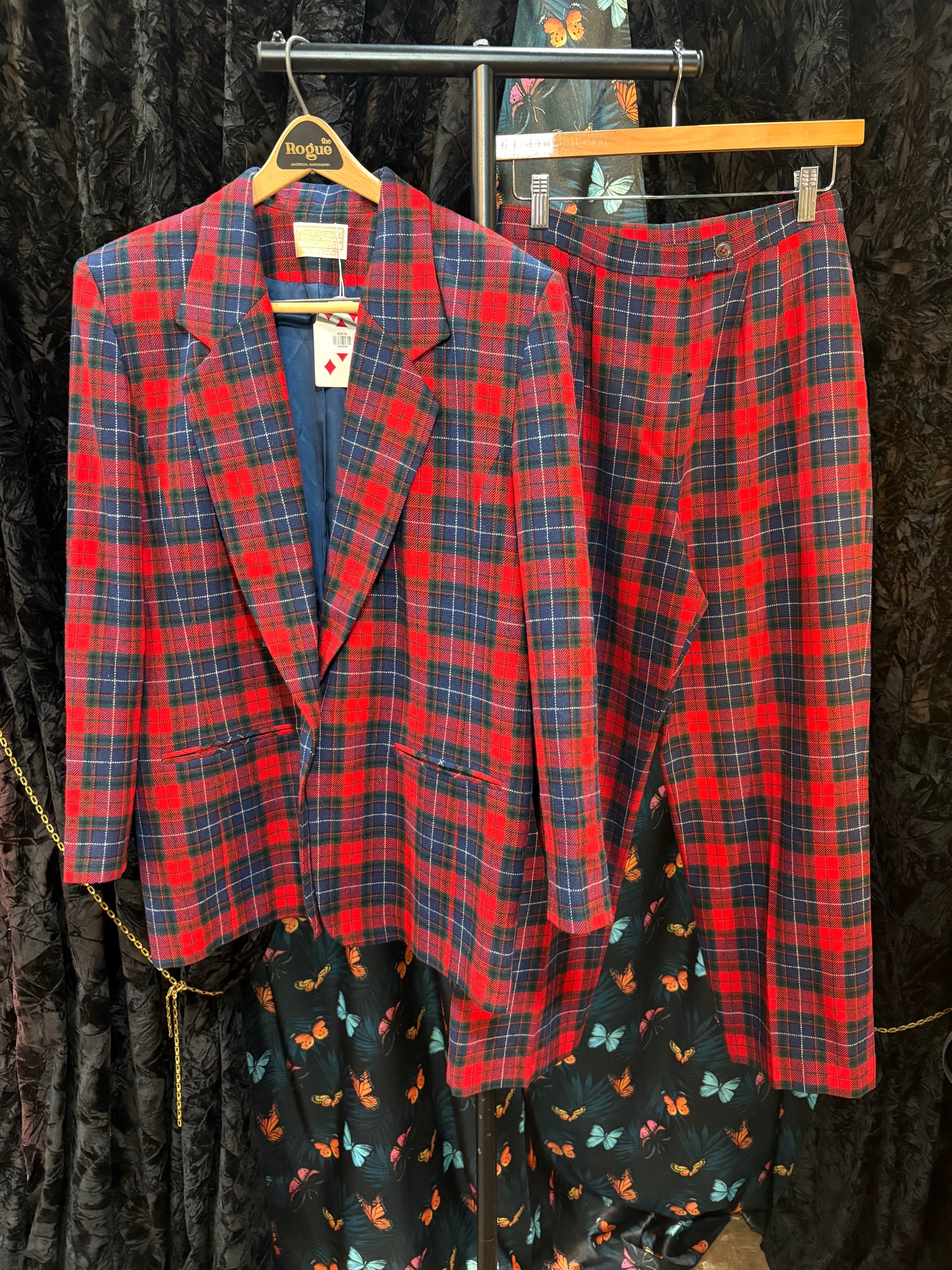 Pendleton Plaid Pants Set