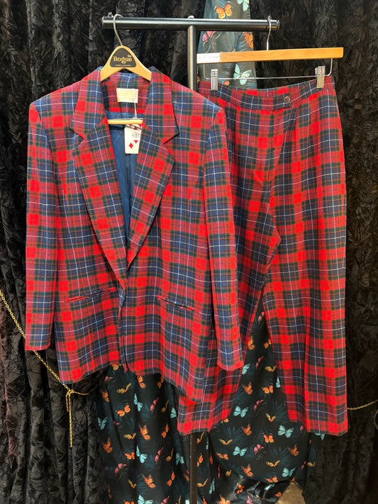 Pendleton Plaid Pants Set