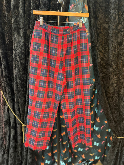 Pendleton Plaid Pants Set