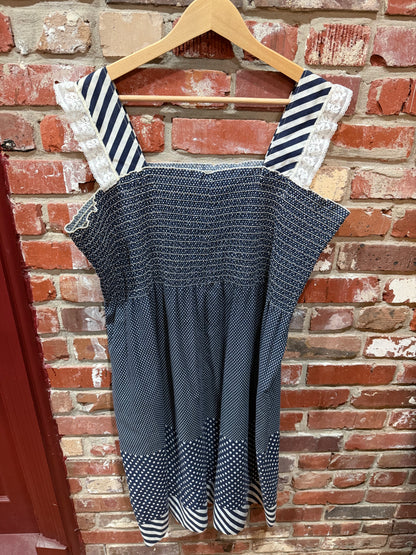 Cottage Style Polka Dot Dress