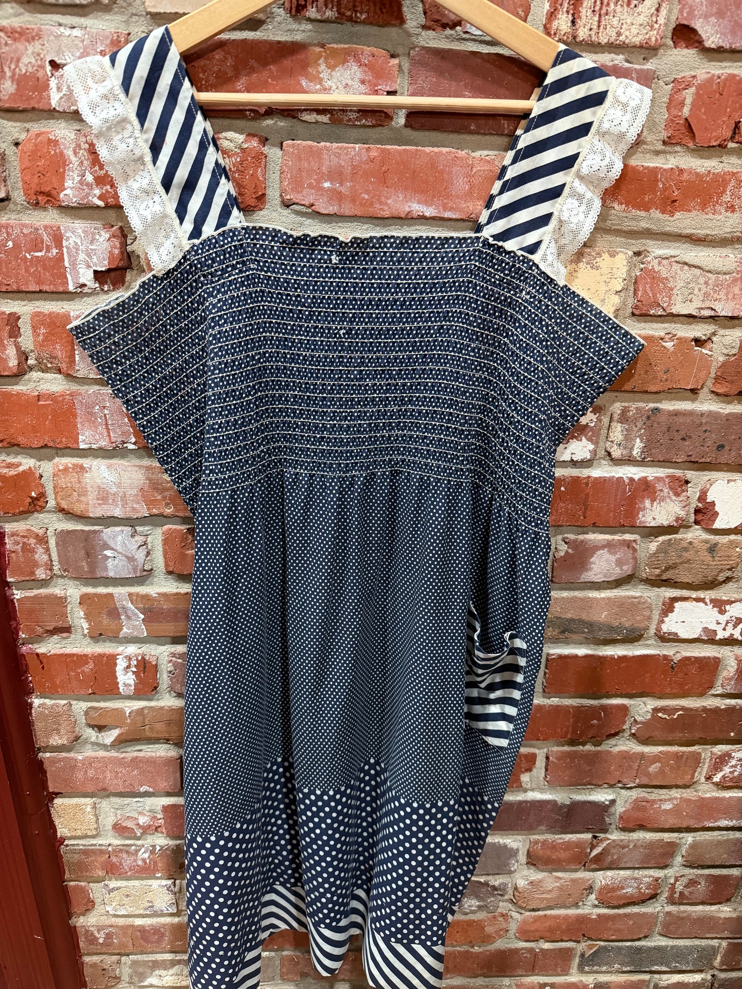 Cottage Style Polka Dot Dress