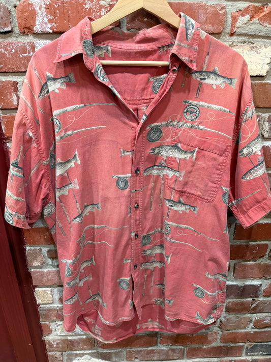 Coral Fishing Short-Sleeved Shirt