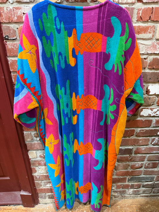 Mary McFadden Terry Cloth Caftan