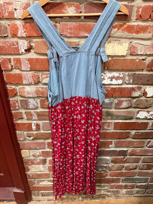 Paquette Denim Pinafore Dress