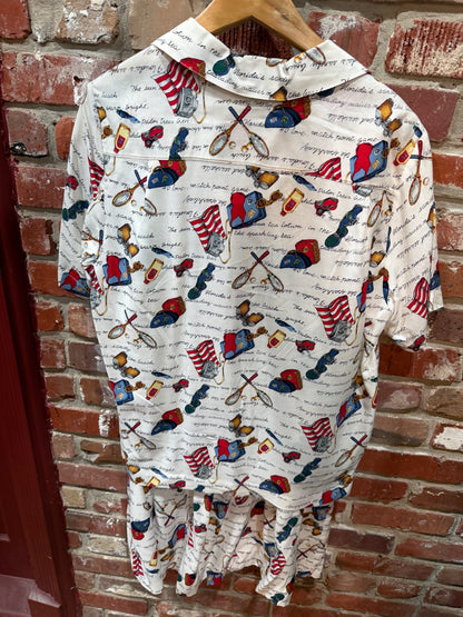 Tennis Inspired Shirt/Skirt Set