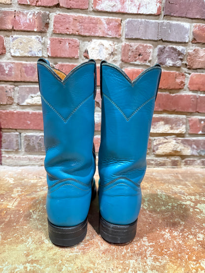 Turquoise Justin Boots