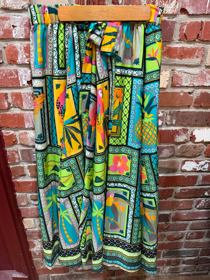 Cato Tropical Wrap Skirt