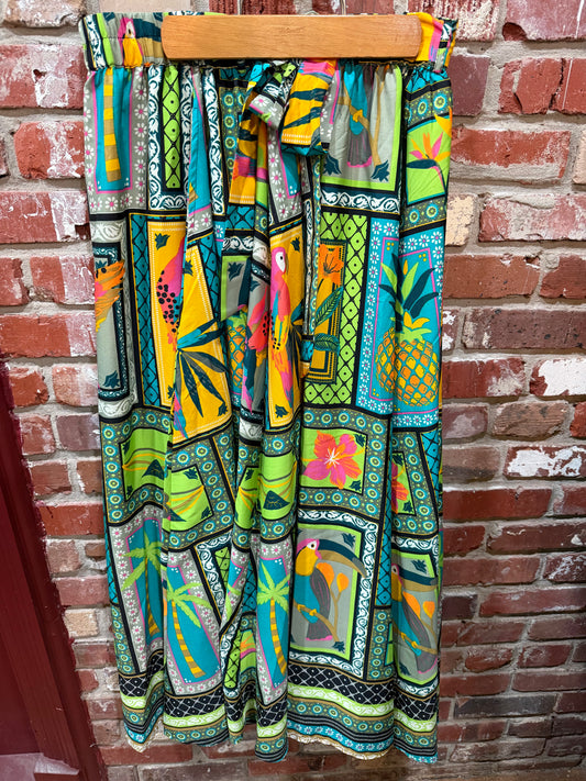 Cato Tropical Wrap Skirt