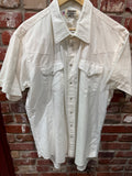 Ruddock White Pearl Snap Shirt