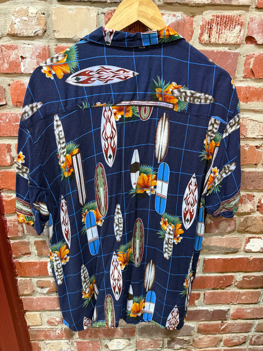 Thumbs Up Sportswear Surfboard Hawaiian Shirt
