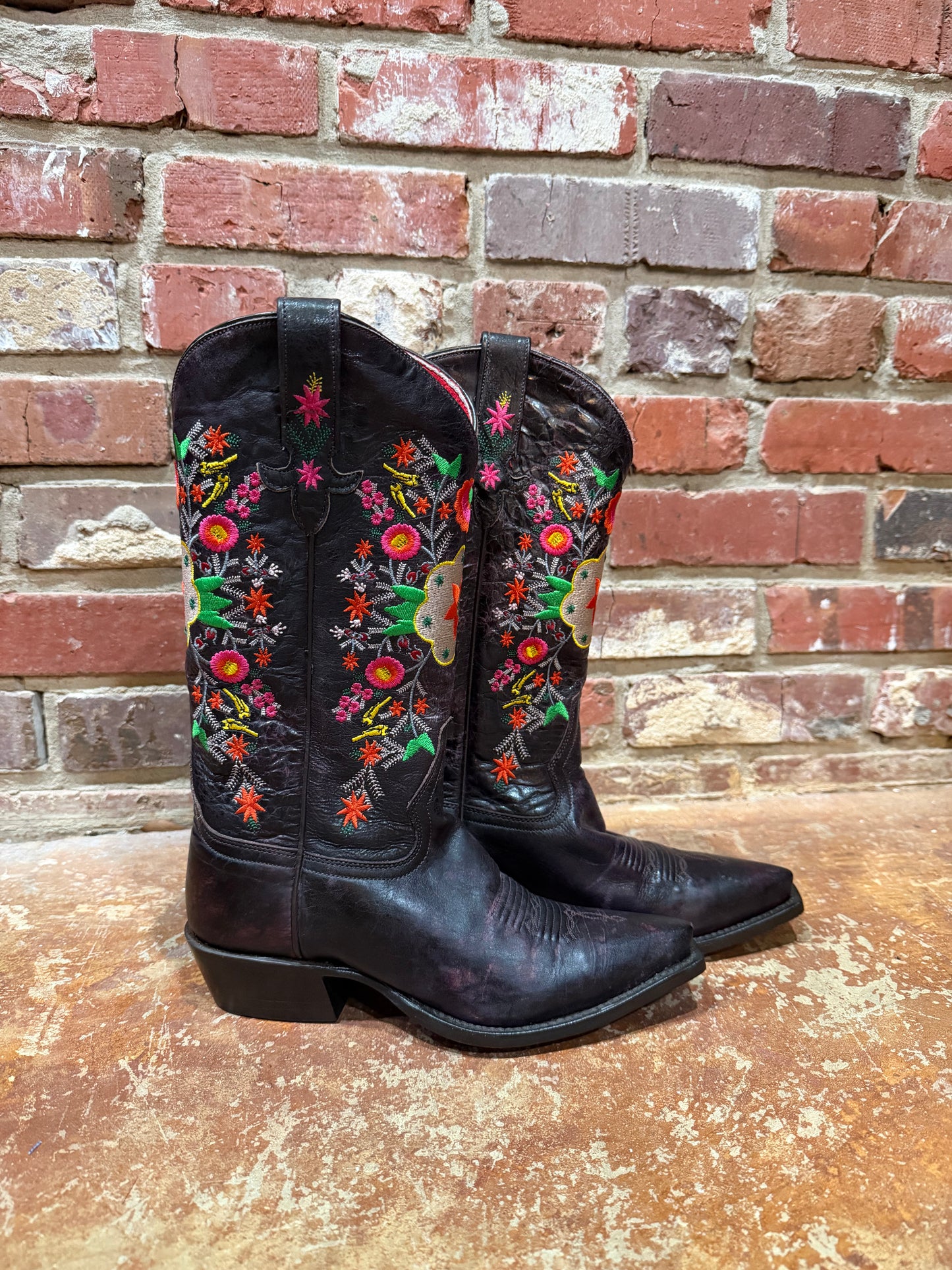 Macie Bean Embroidered Boots