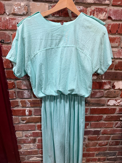 Grant Park Teal T-Shirt Dress