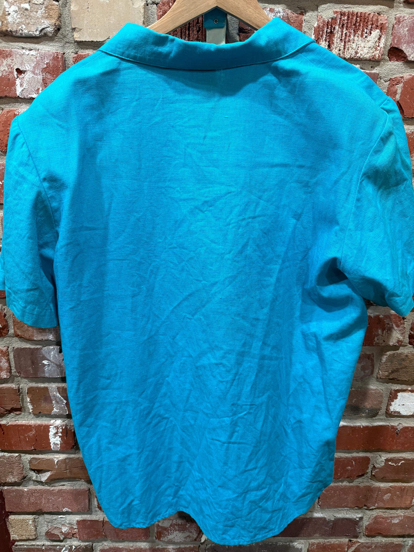 Ali Miles Turquoise Concho Shirt w/ Belt