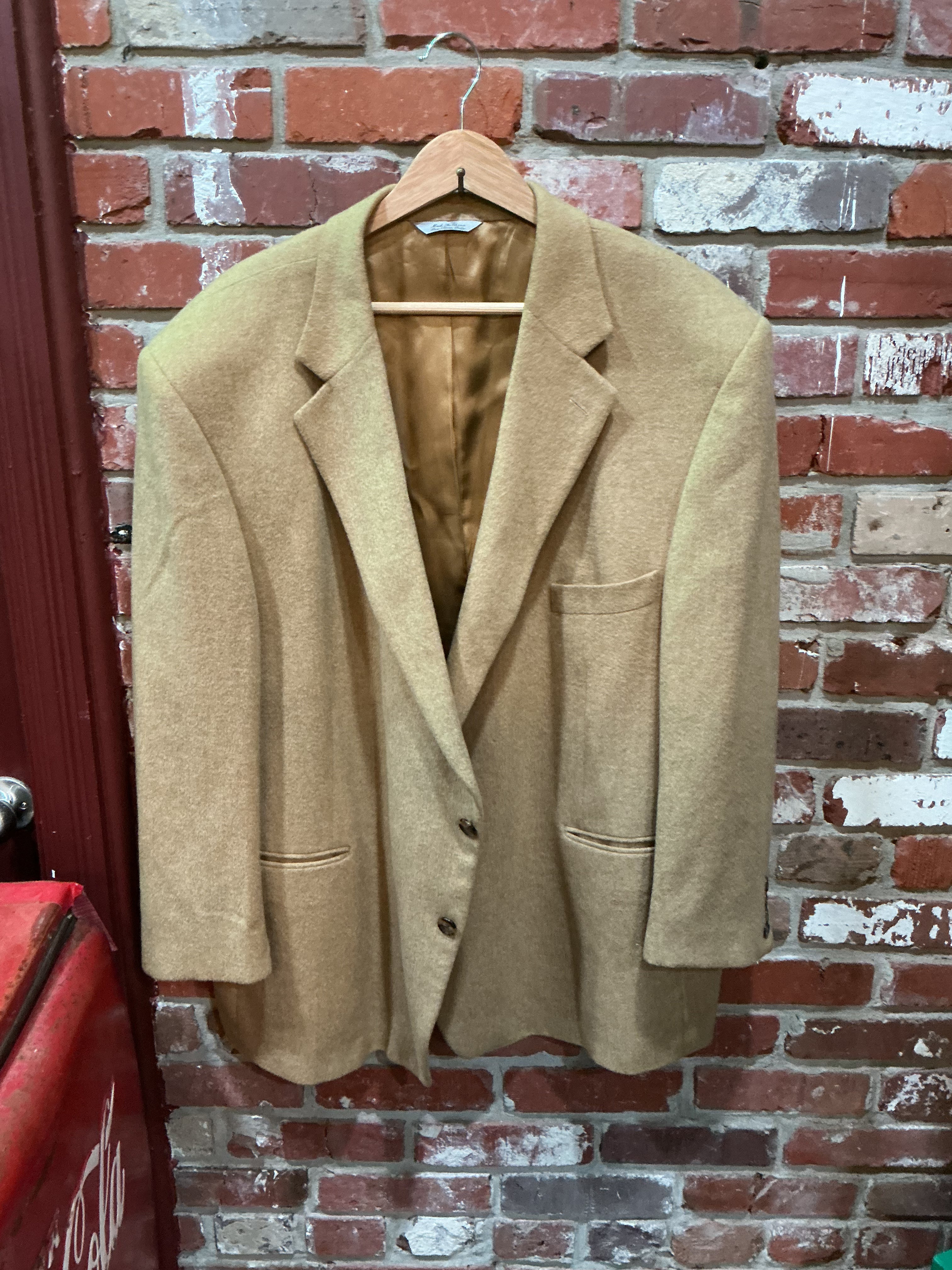 WH Belk Camel Hair Blazer