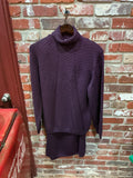 Intuitions Purple Knit Set