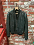Buck Mason Black Leather Coat
