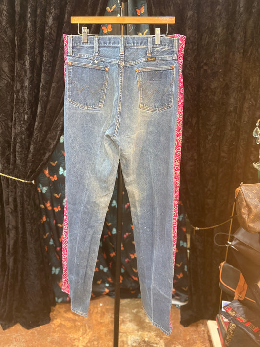 Wrangler Pink Bandana Jeans