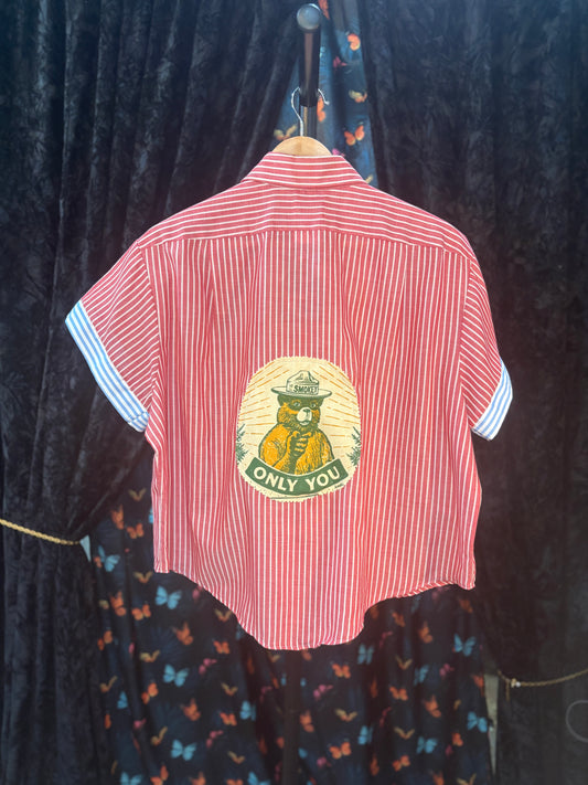 Smokey The Bear Cap Sleeve