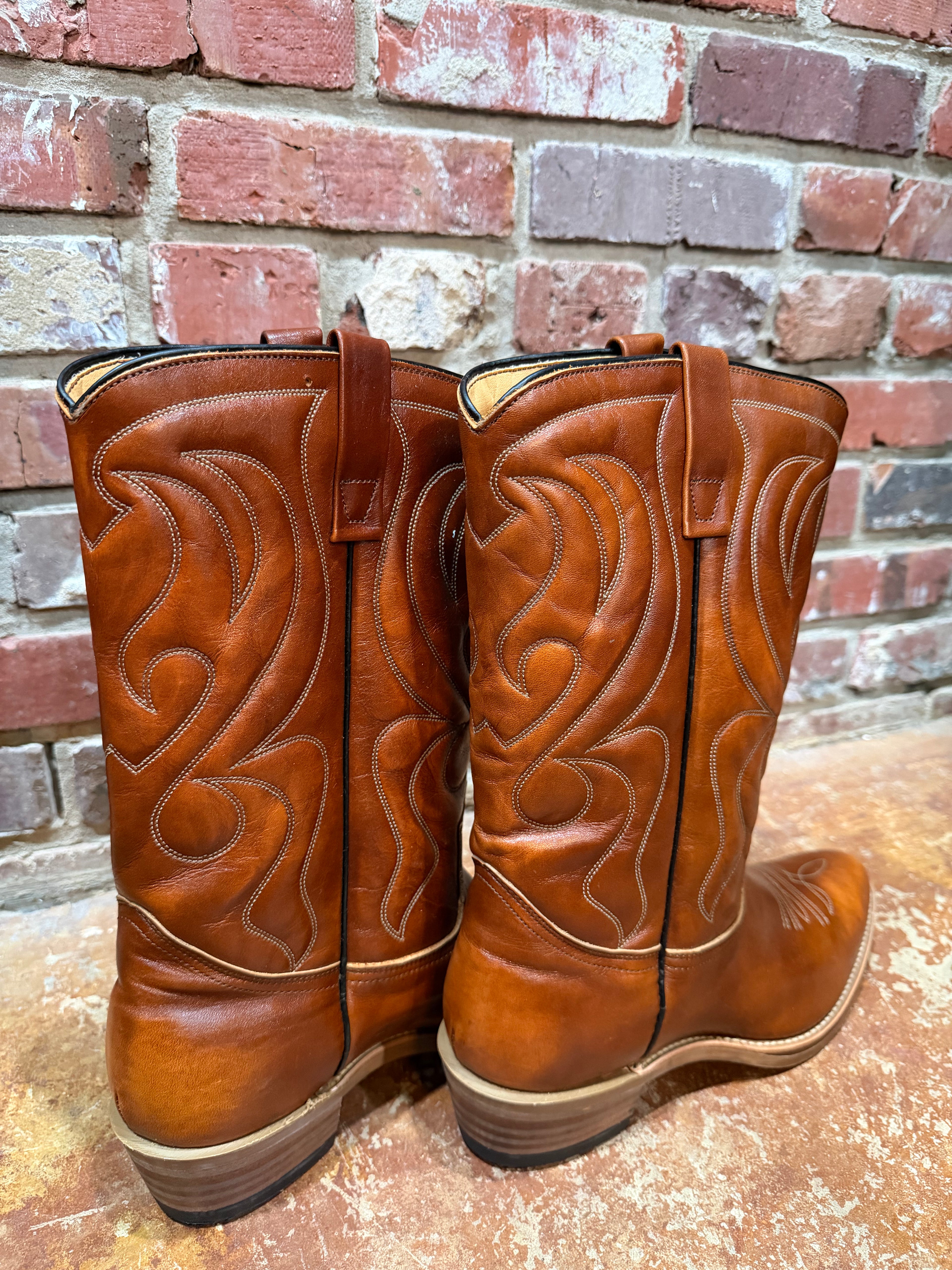 Weather Welt Cognac Brown Boots