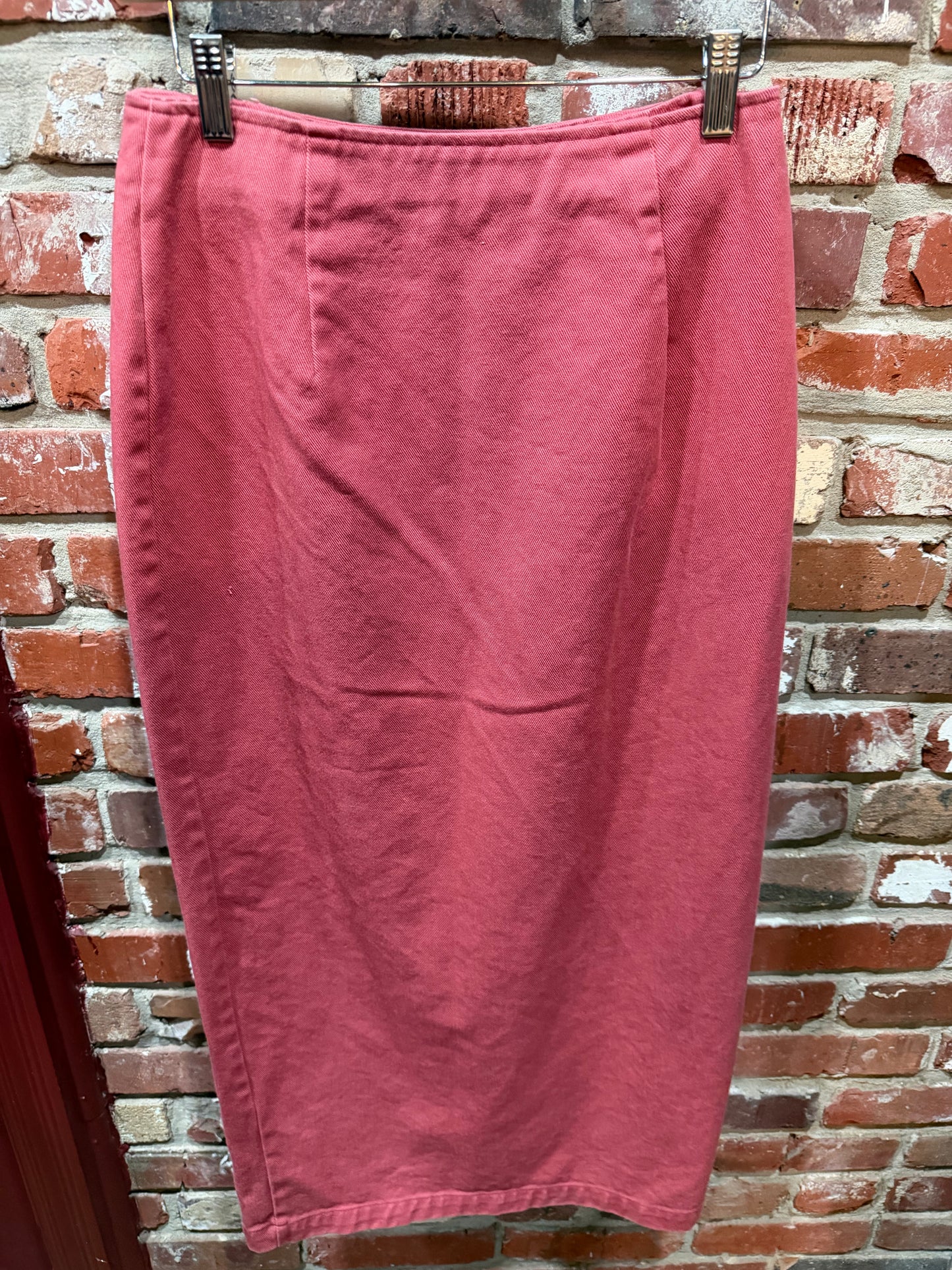 Cambridge Pink Denim Skirt