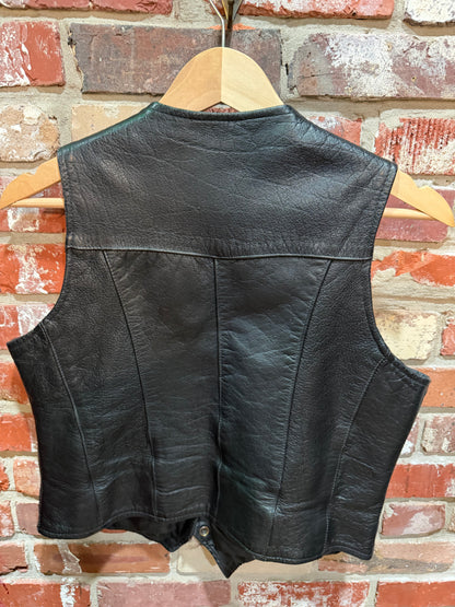 Crusin Classics Black Leather Vest