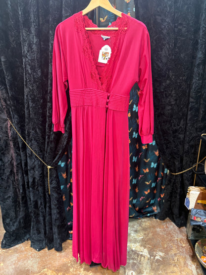 Red Two Piece Nightgown