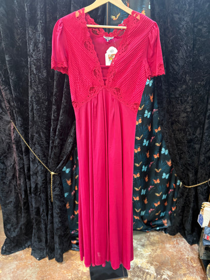 Red Two Piece Nightgown