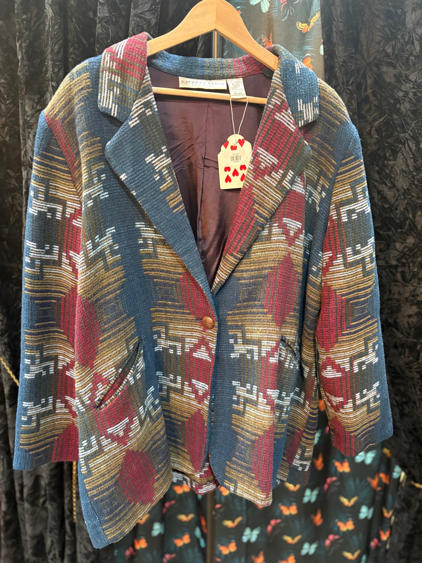 Aztec Wool Blazer