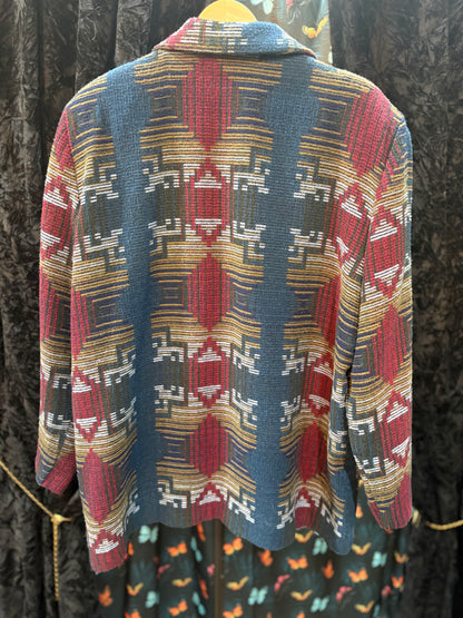 Aztec Wool Blazer