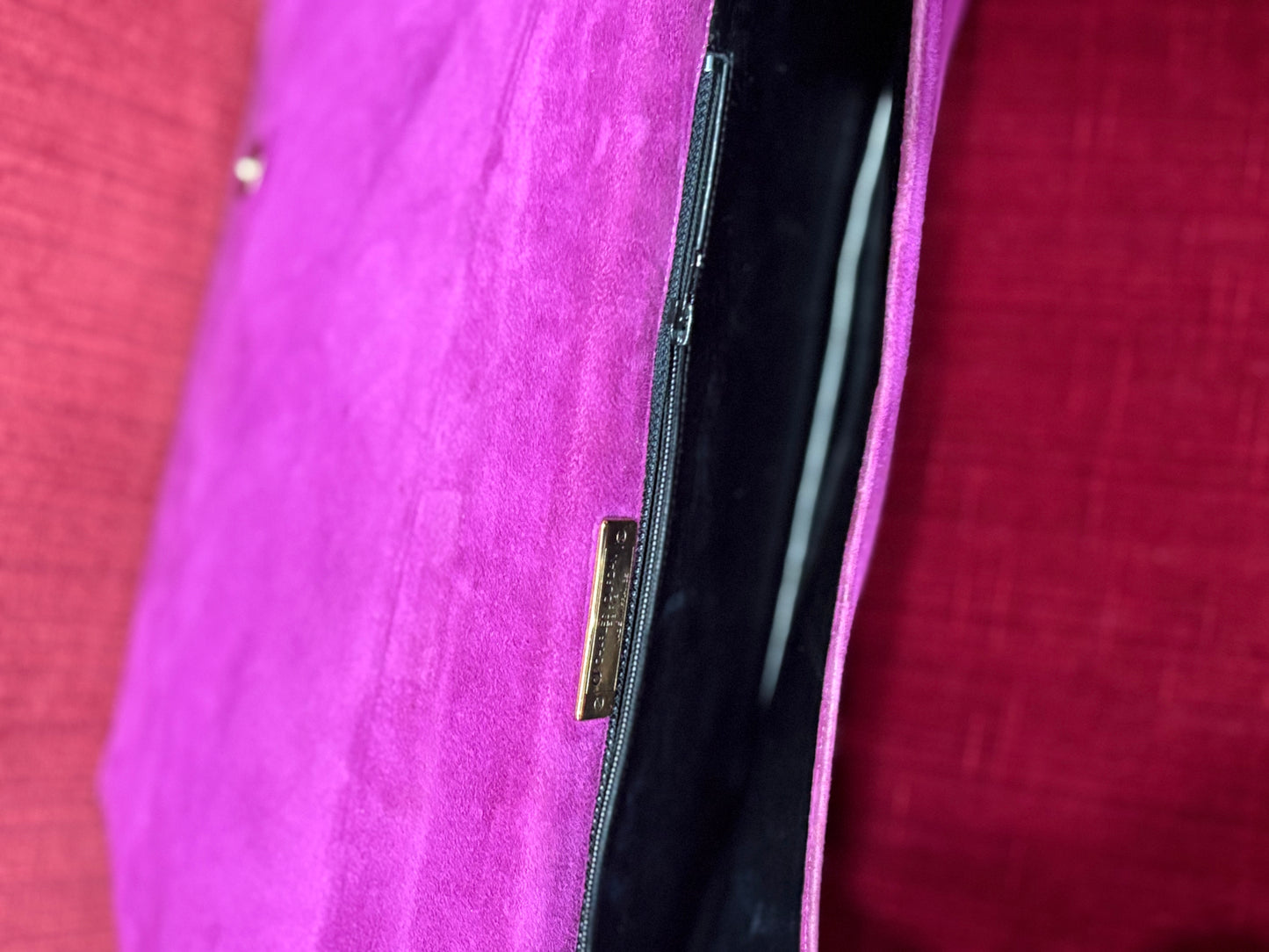 Original 80’s Suede Evening Bag