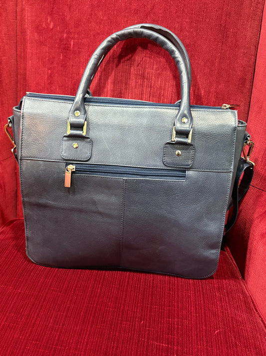 Leather Grand National Messenger Bag