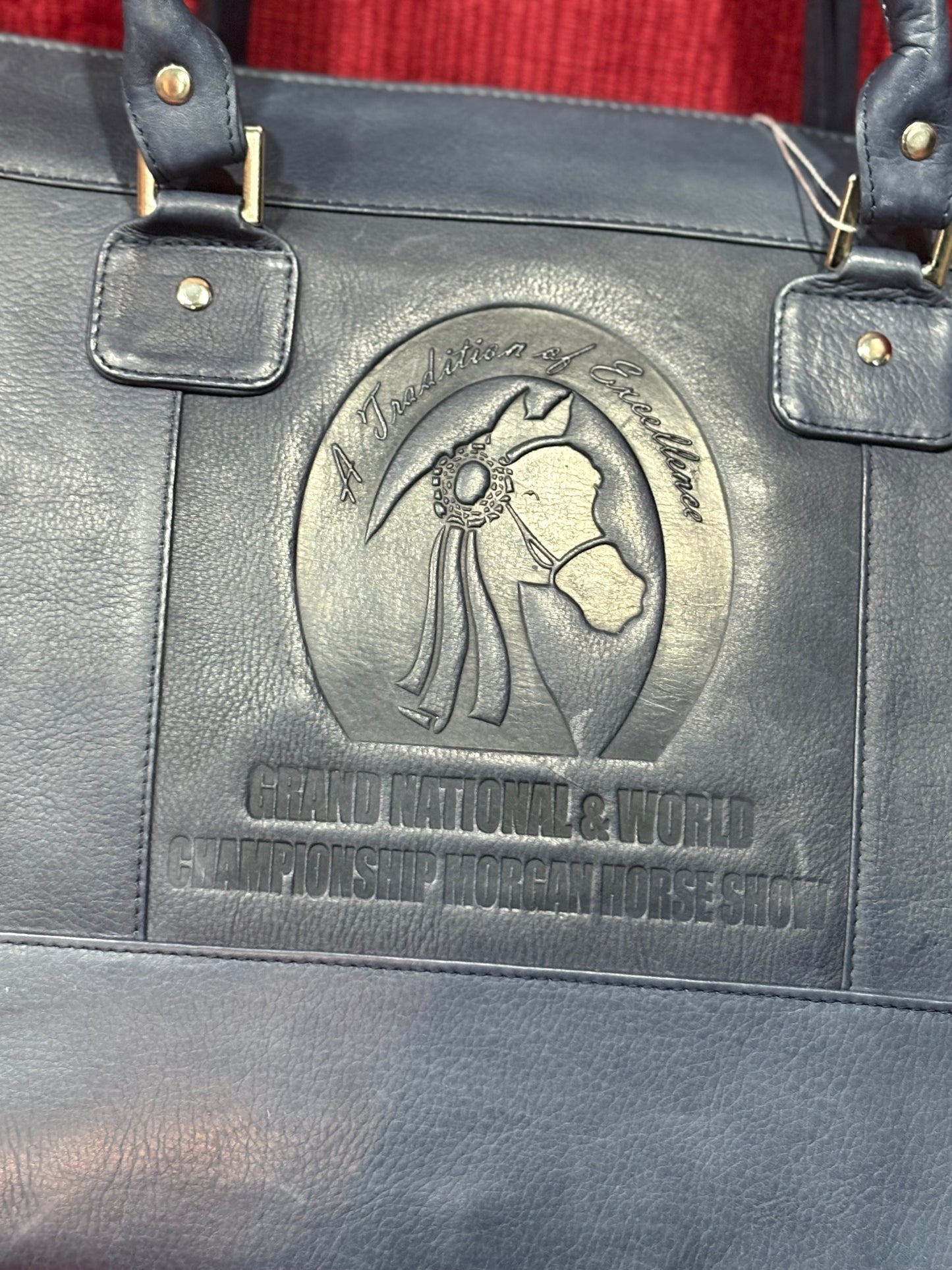 Leather Grand National Messenger Bag