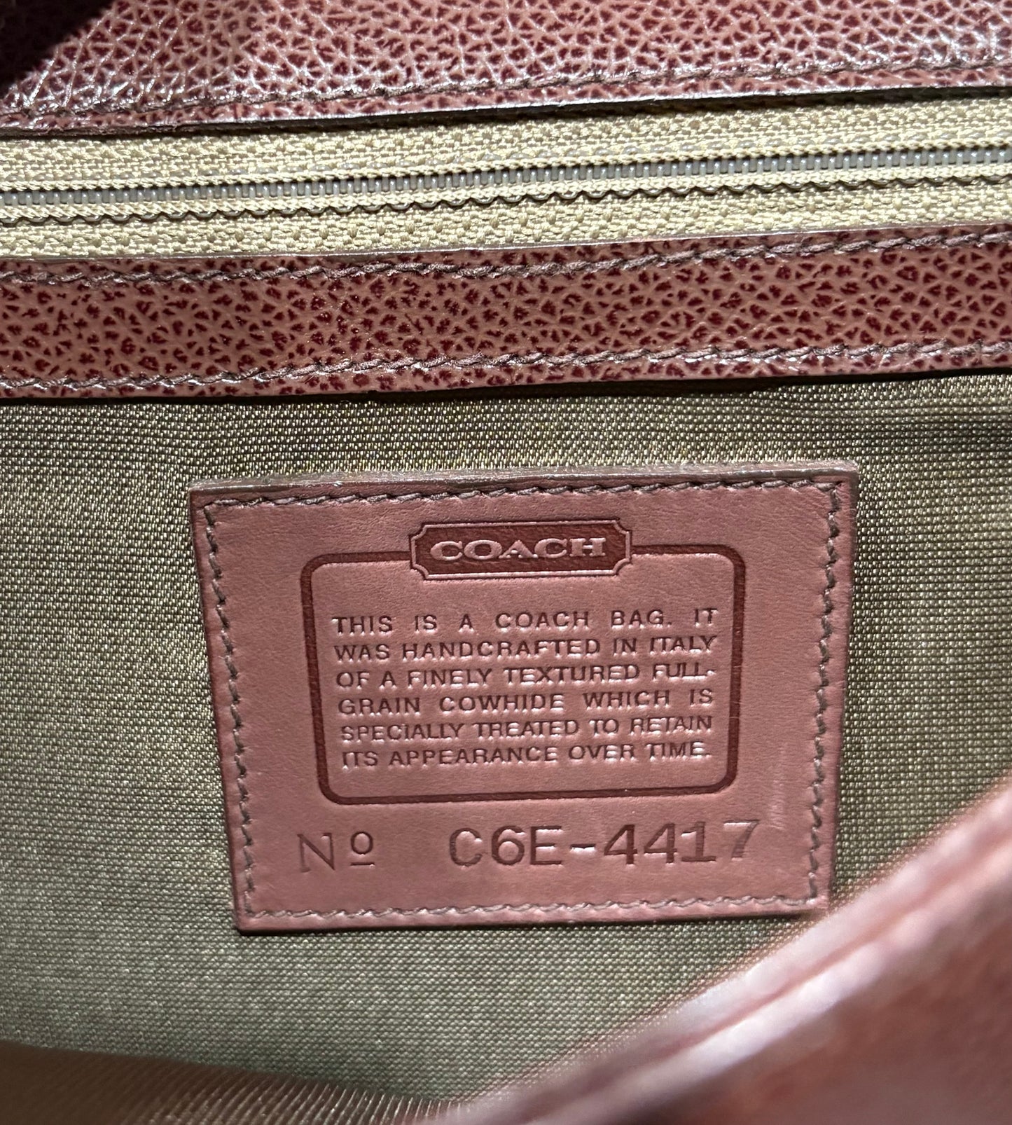Coach Handbag Convertible Crossbody