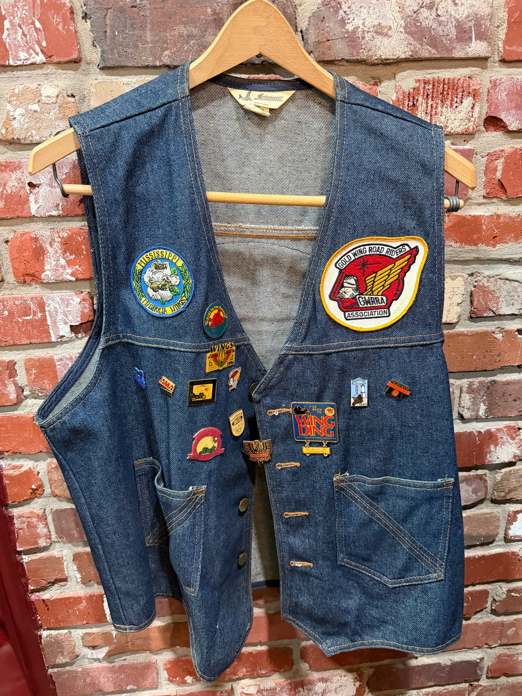 Motorcycle Americana Denim Vest