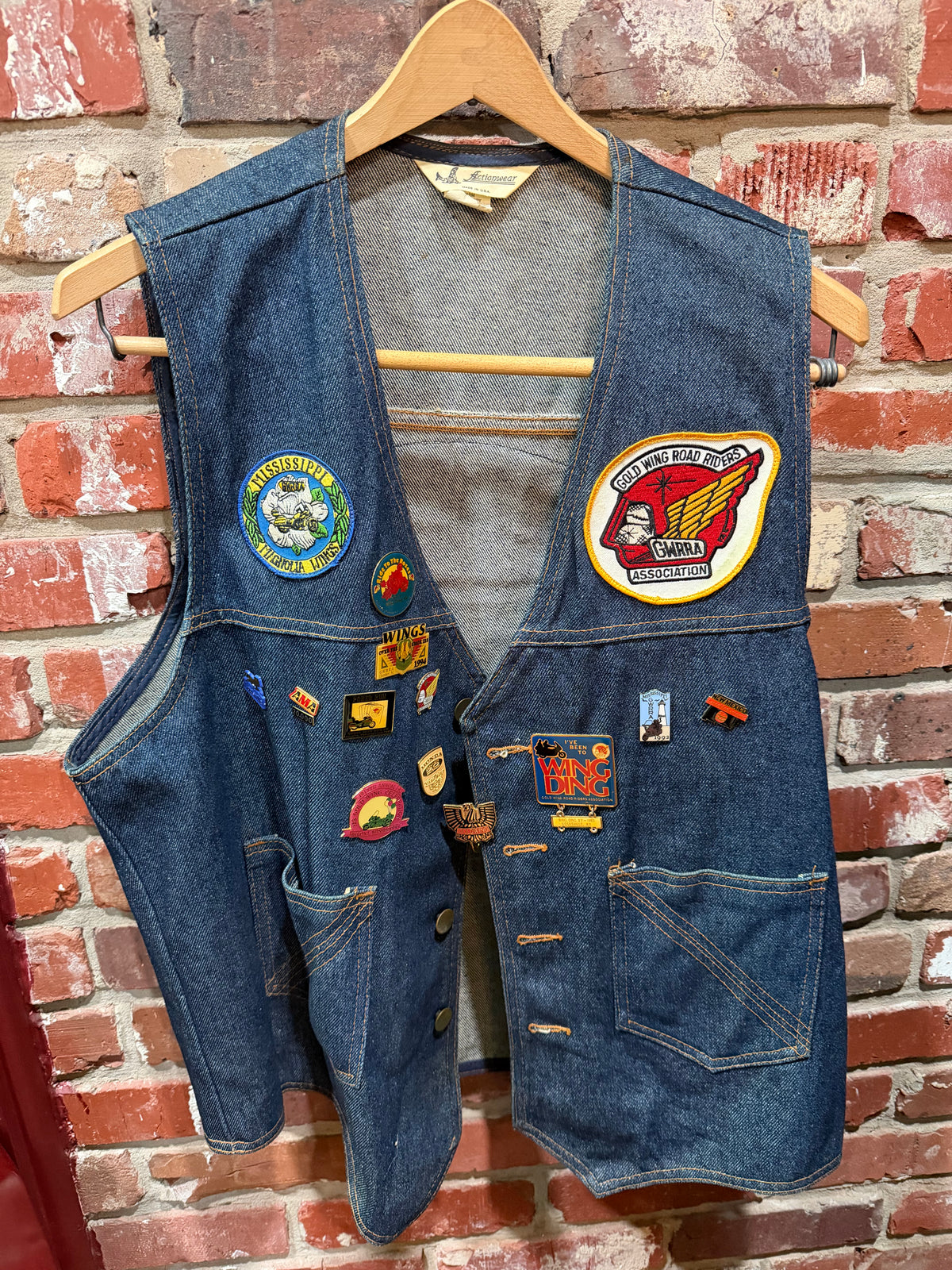 Motorcycle Americana Denim Vest